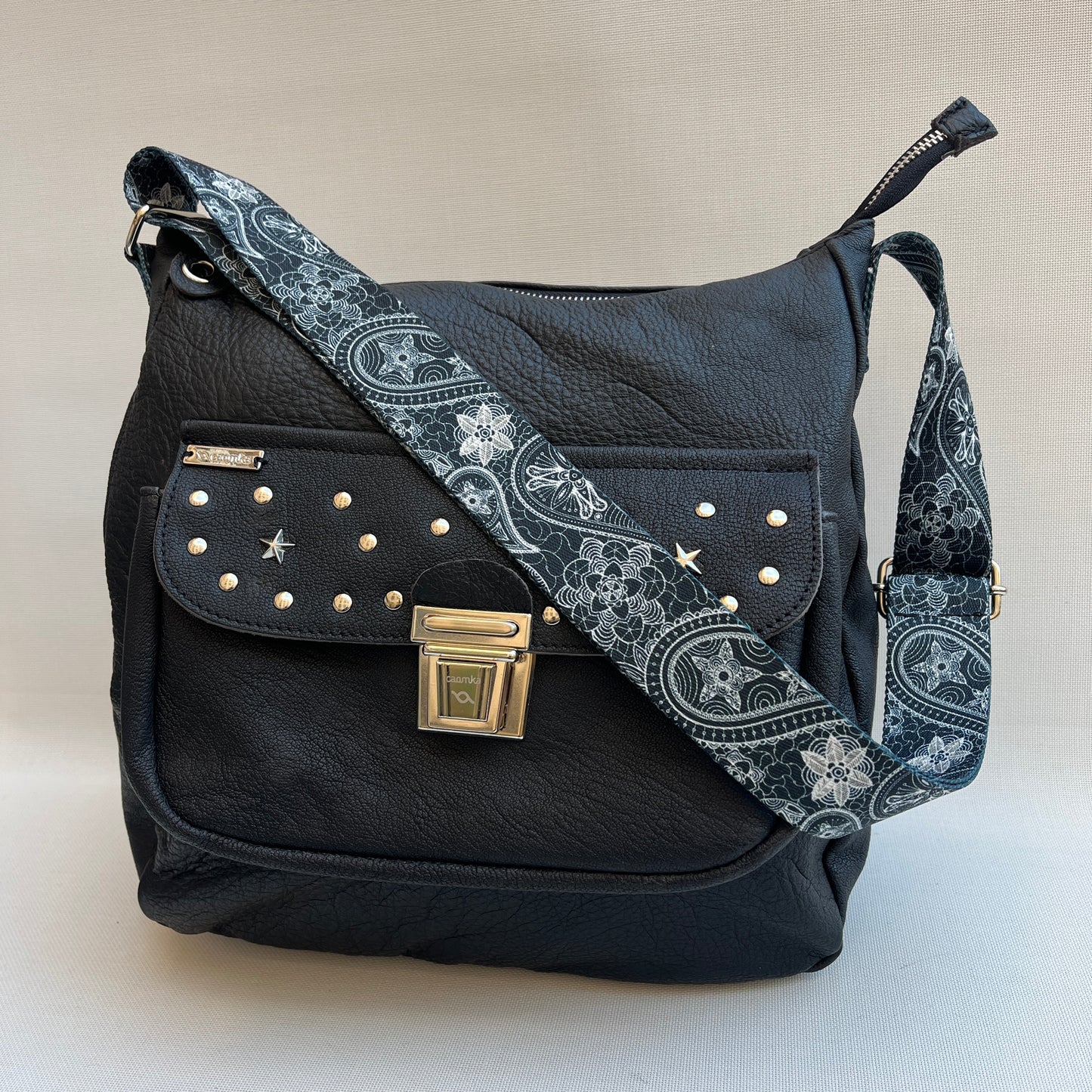 Caomka Tote Bag Special Edition BioCuir® Natural Leather Unique Piece 12392