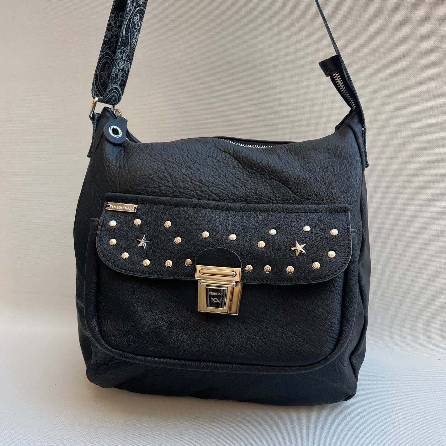 Caomka Tote Bag Special Edition BioCuir® Natural Leather Unique Piece 12392