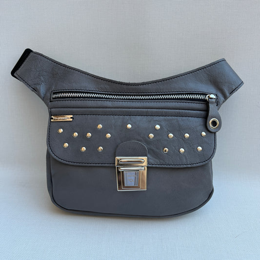 Premium Gray &amp; Silver Natural BioCuir® Leather Exclusive Part No. 12555