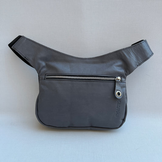 Premium Gray &amp; Silver Natural BioCuir® Leather Exclusive Part No. 12555