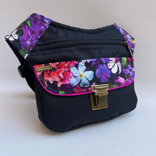 Special Black &amp; Japanese Flowers · Waterproof · Unique Piece No. 13312