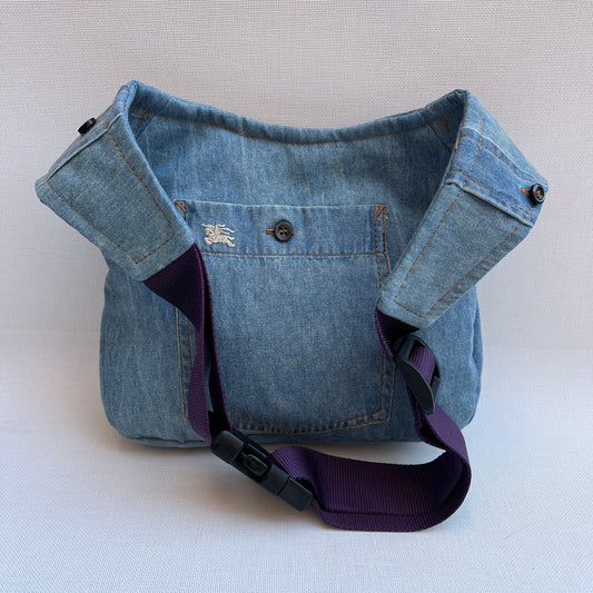 Geometric ♻️Jeans Recycled ♻️ Unique Piece No. 13328