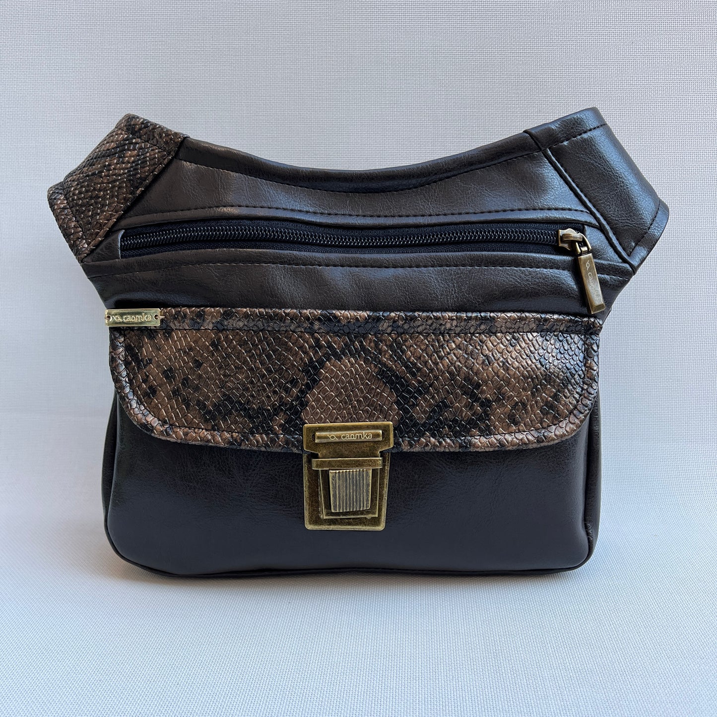 Special Brown & Animal Print · Polipiel Vegana · Pieza Única Núm. 13414