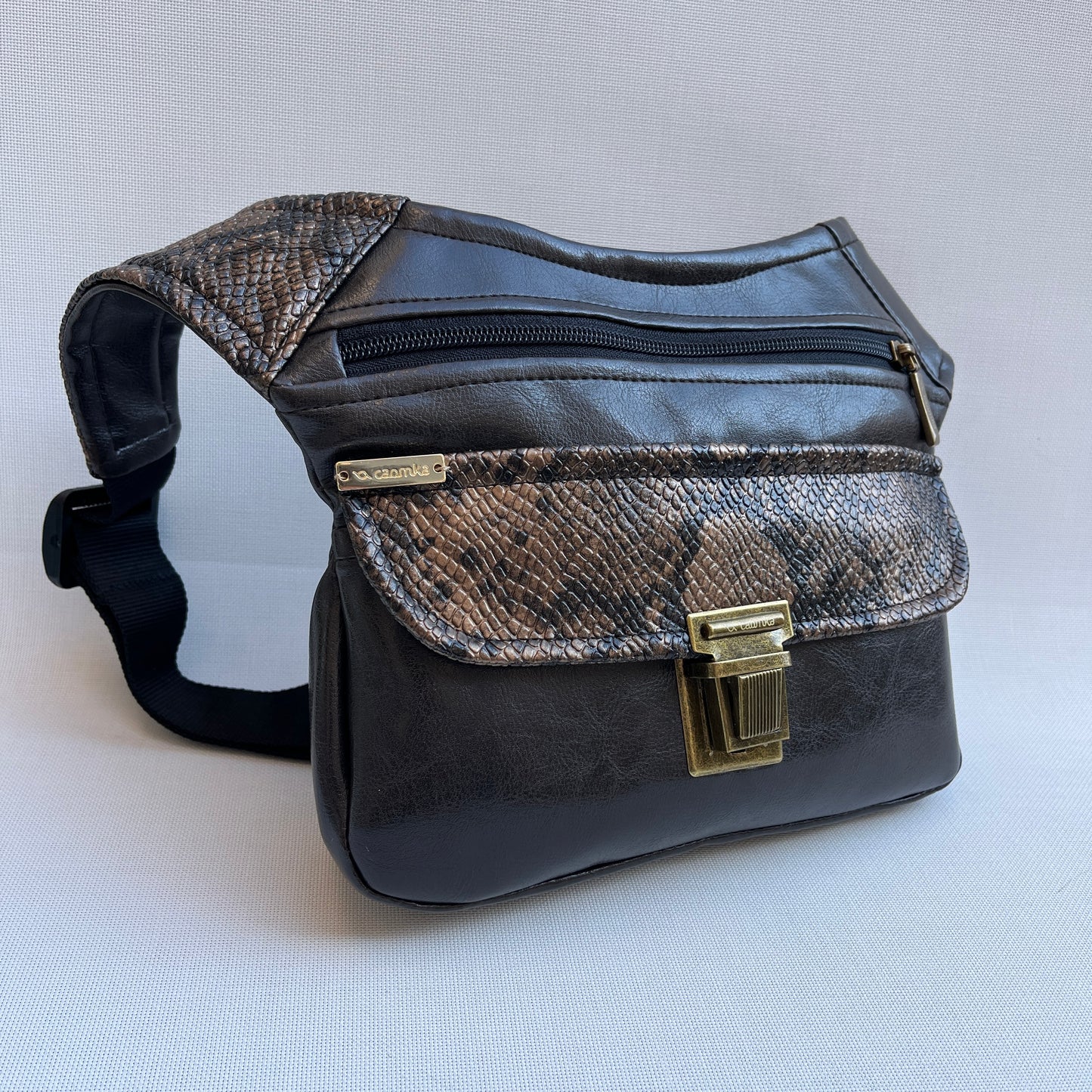 Special Brown & Animal Print · Polipiel Vegana · Pieza Única Núm. 13414