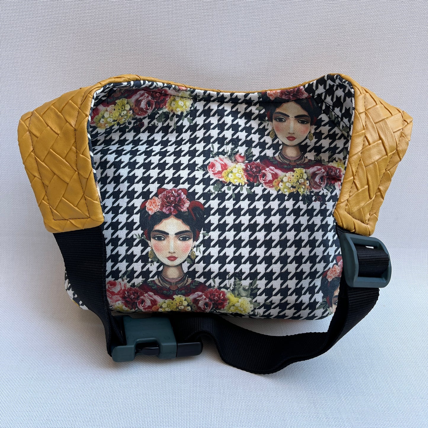 Frida Kahlo Special Top · Vegan Leatherette · Unique Piece No. 13341