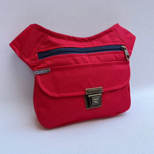 Classic Red "Cordura" Waterproof + Back pocket Unique Piece No. 11891