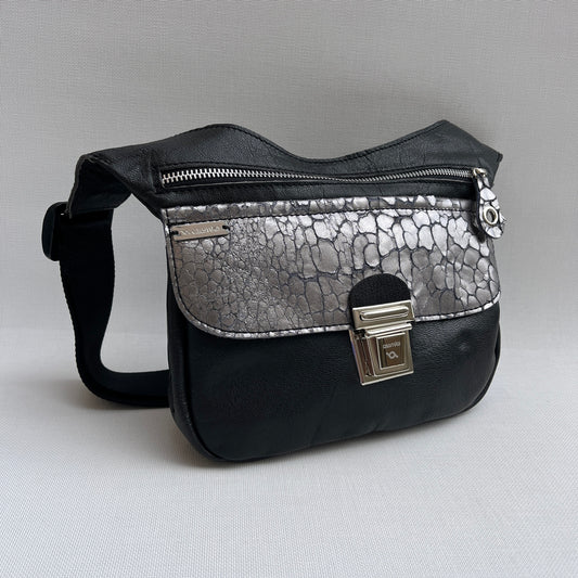 Special "Trencadis"  Black & Silver · Piel natural BioCuir® · Pieza Única Núm. 13329