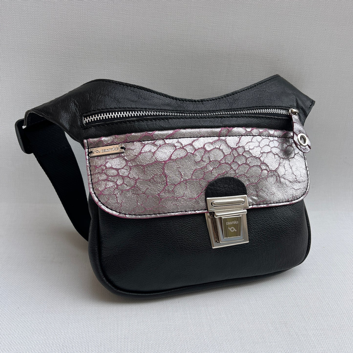 Special "Trencadis"  Black & Silver · Piel natural BioCuir® · Pieza Exclusiva Núm. 13330