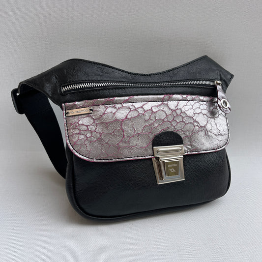 Special "Trencadis"  Black & Silver · Piel natural BioCuir® · Pieza Exclusiva Núm. 13330