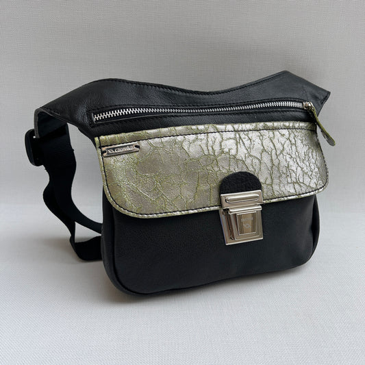 (-50%) Special "Trencadis"  Black & Silver · Piel natural BioCuir® · Pieza Exclusiva Núm. 13332