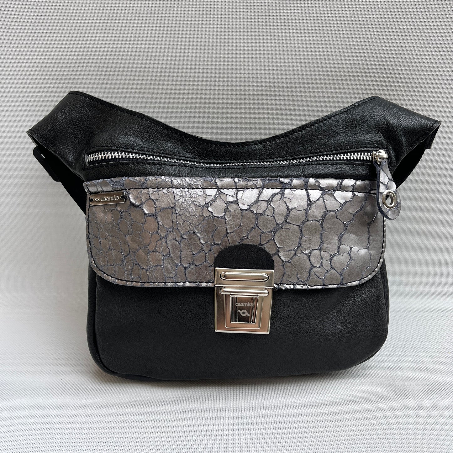 Special "Trencadis"  Black & Silver · Piel natural BioCuir® · Pieza Única Núm. 13334