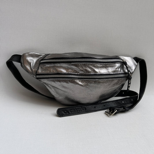 Special Metal Silver Retro Chic · Piel natural BioCuir® · Pieza Exclusiva Núm. 13351