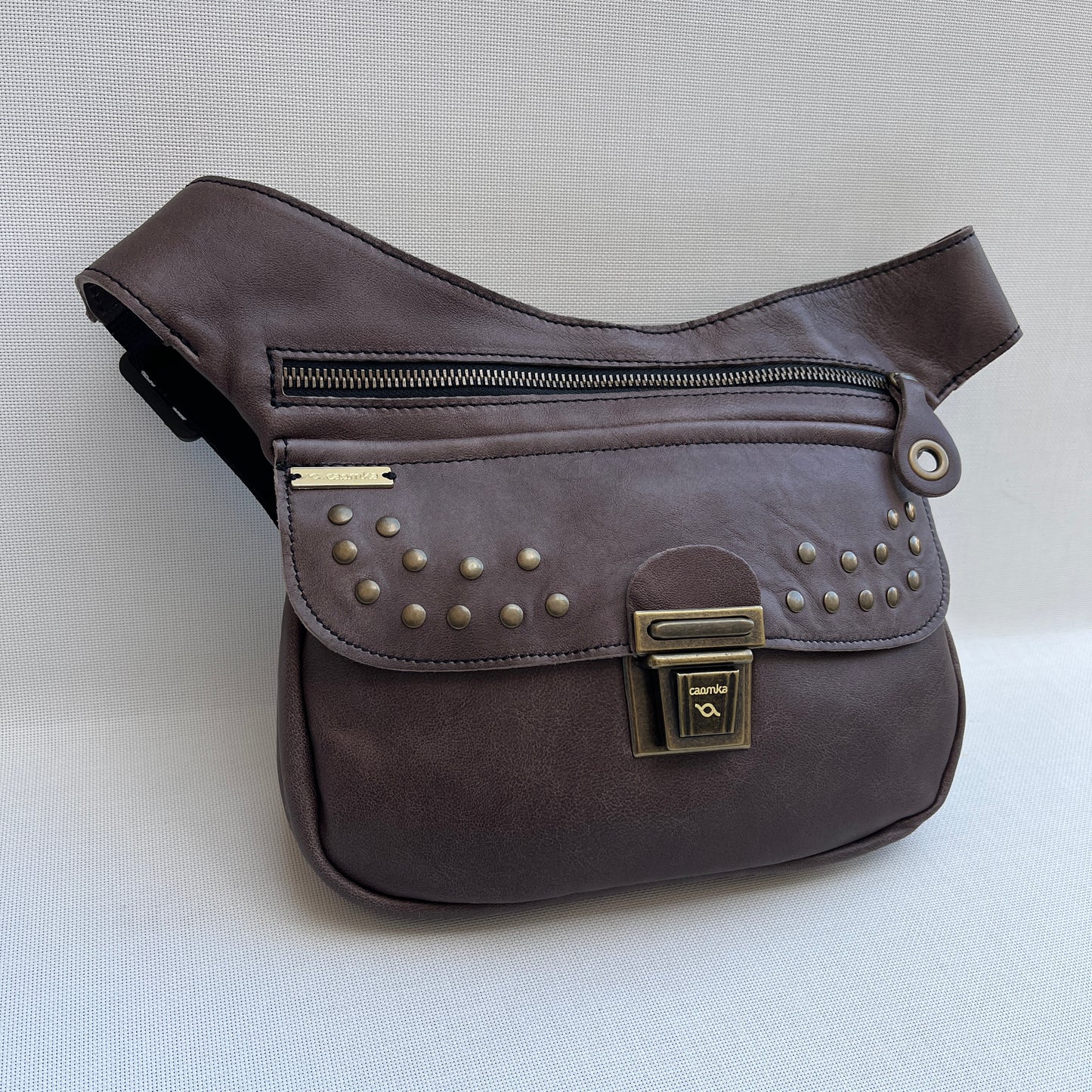 Premium Taupe &amp; Old Gold Natural BioCuir® Leather Exclusive Part No. 12592