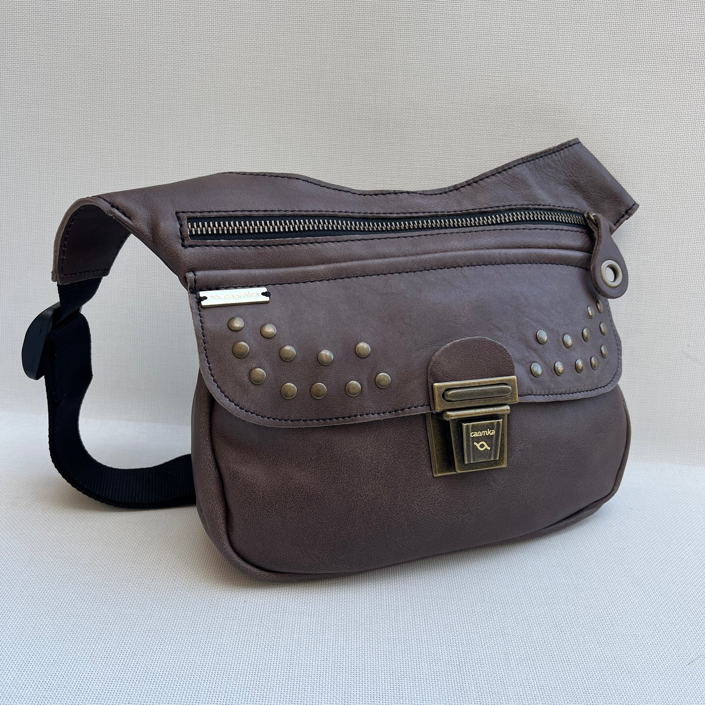 Premium Taupe &amp; Old Gold Natural BioCuir® Leather Exclusive Part No. 12592