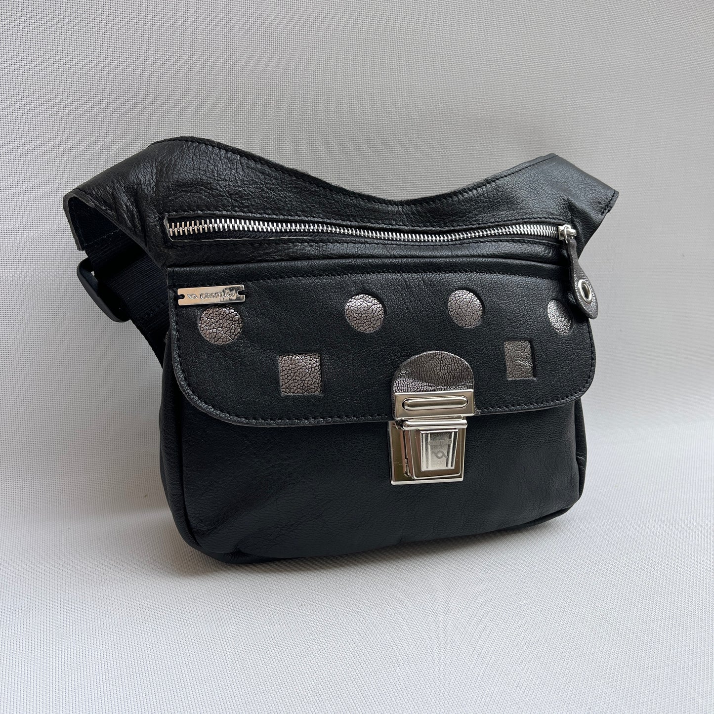 Special "Mix"  Black & Silver · Piel natural BioCuir® · Pieza Única Núm. 13410