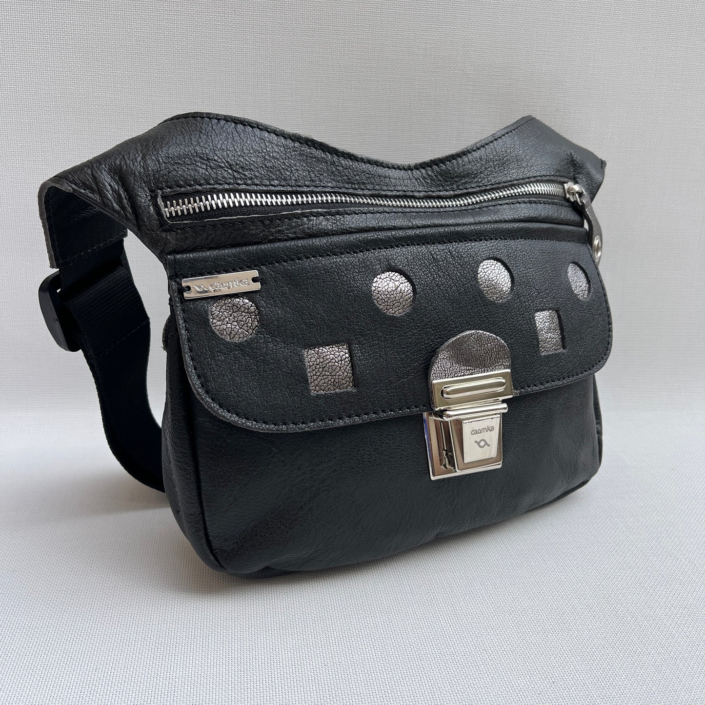 Special "Mix"  Black & Silver · Piel natural BioCuir® · Pieza Única Núm. 13410