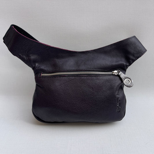 Special "Mix" Dark Purple & Silver · Piel natural BioCuir® · Pieza Única Núm. 13412