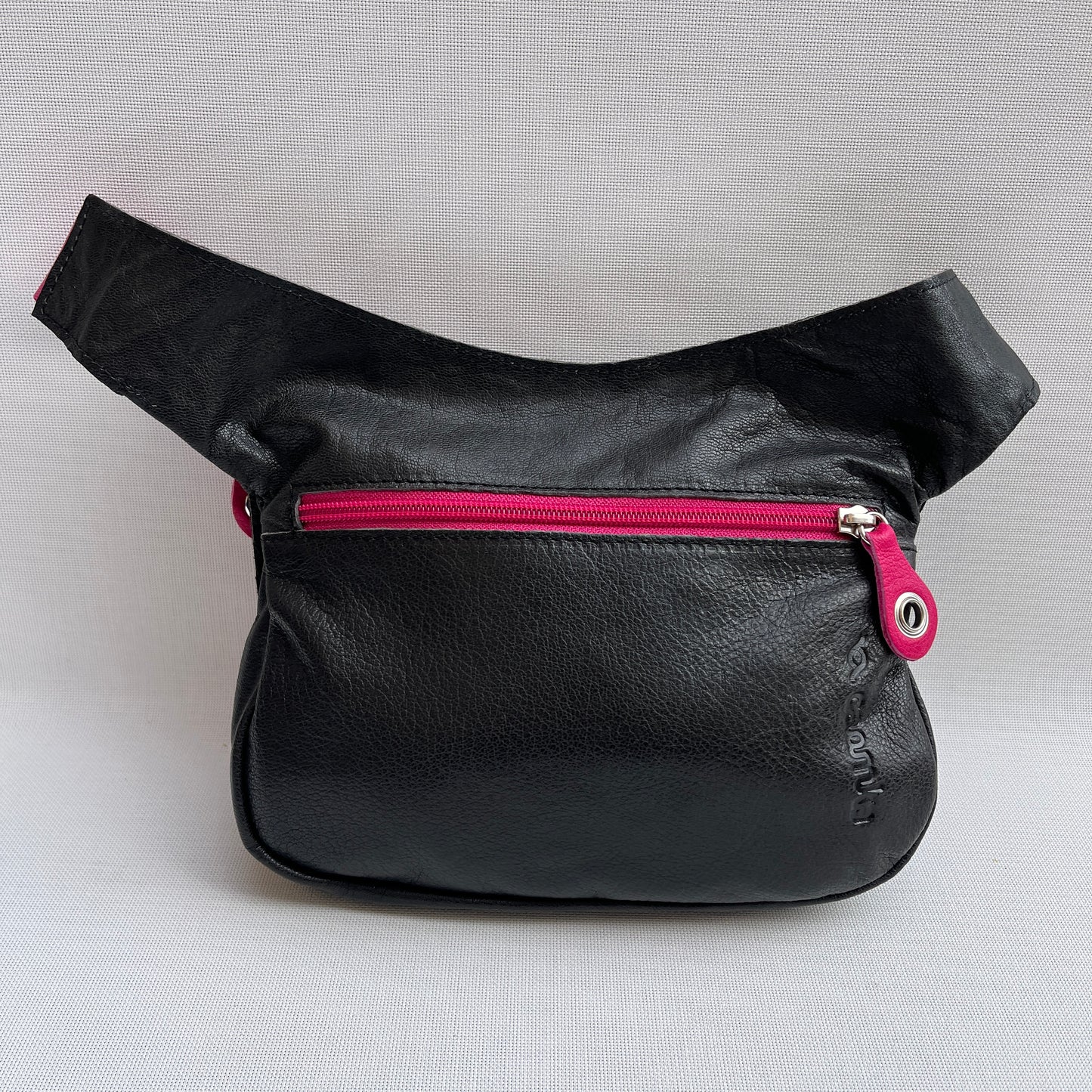 Special "Mix" Black & Pink-Fucsia · Piel natural BioCuir® · Pieza Única Núm. 13411