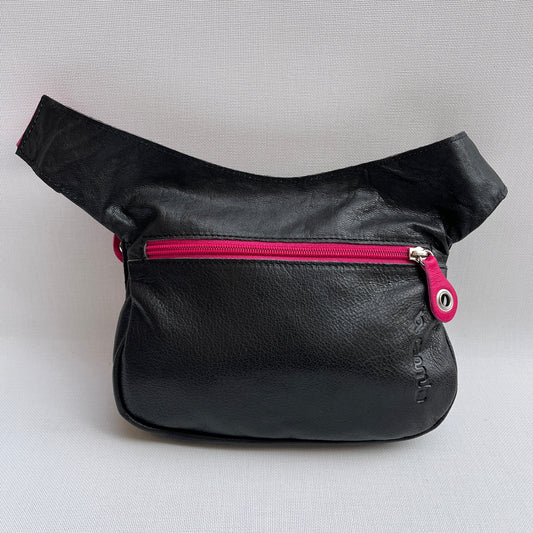 Special "Mix" Black & Pink-Fucsia · Piel natural BioCuir® · Pieza Única Núm. 13411