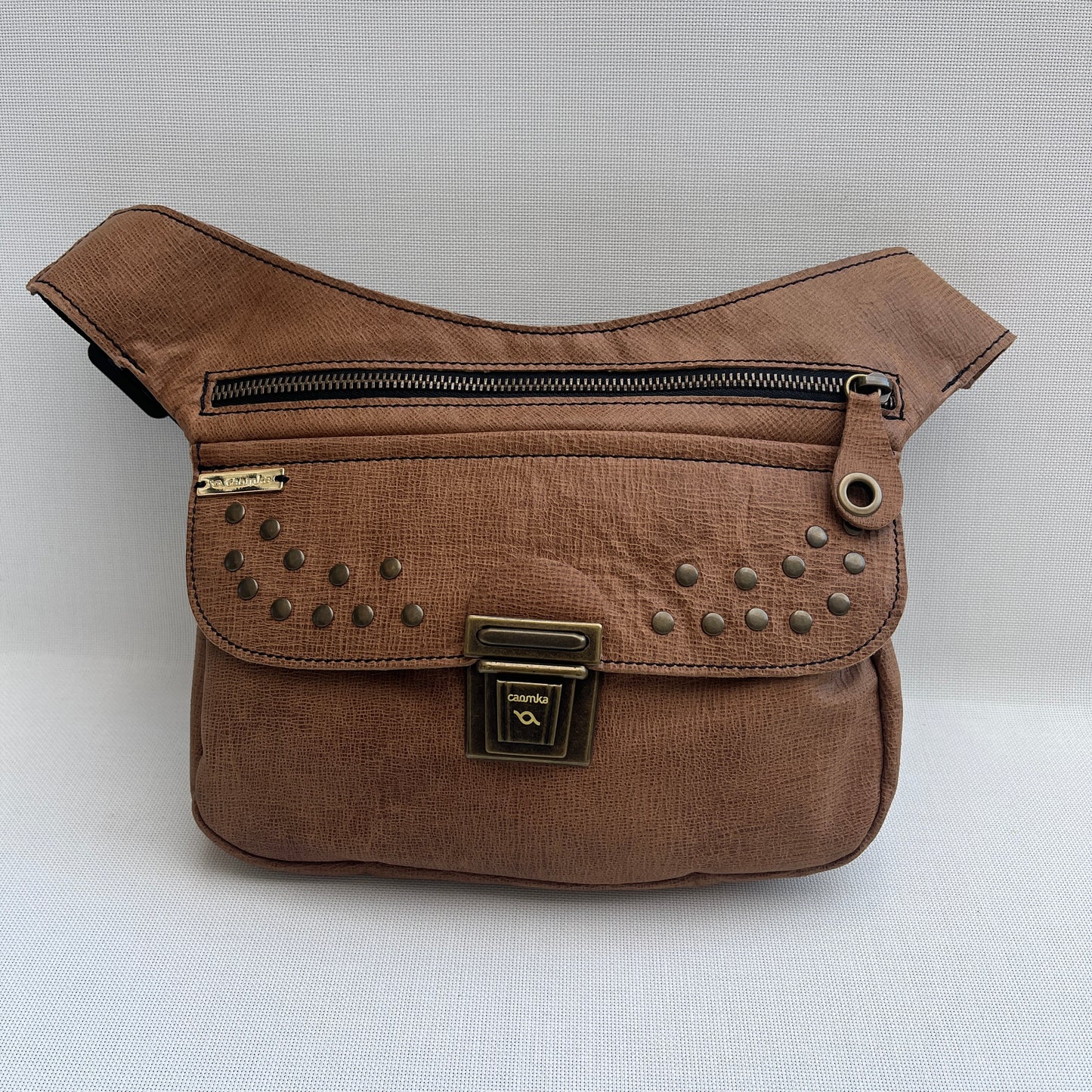 Premium Brown &amp; Old Gold Natural BioCuir® Leather Exclusive Part No. 12590