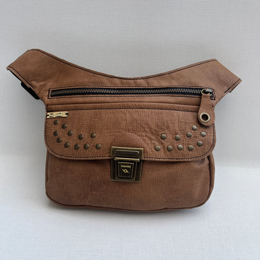 Premium Brown &amp; Old Gold Natural BioCuir® Leather Exclusive Part No. 12590