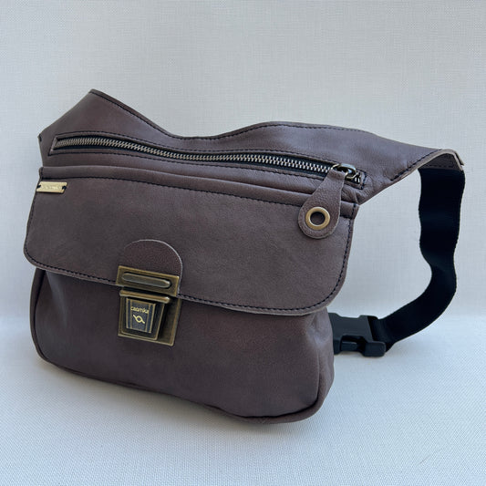 Classic Taupe &amp; Old Gold Natural BioCuir® Leather Exclusive Part No. 12634