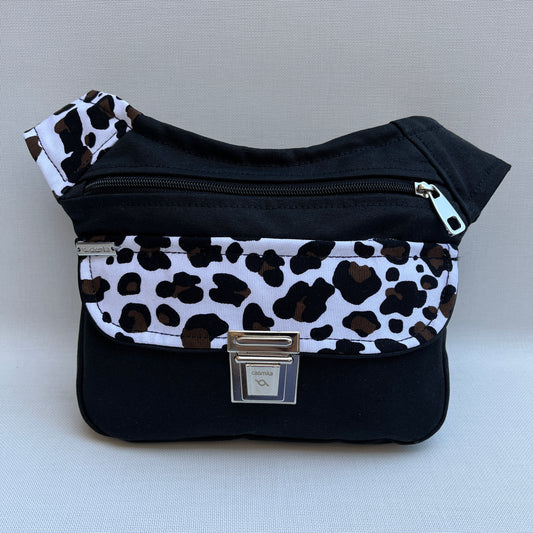 Special Black &amp; Animal Print + Back pocket Unique Piece No. 11918