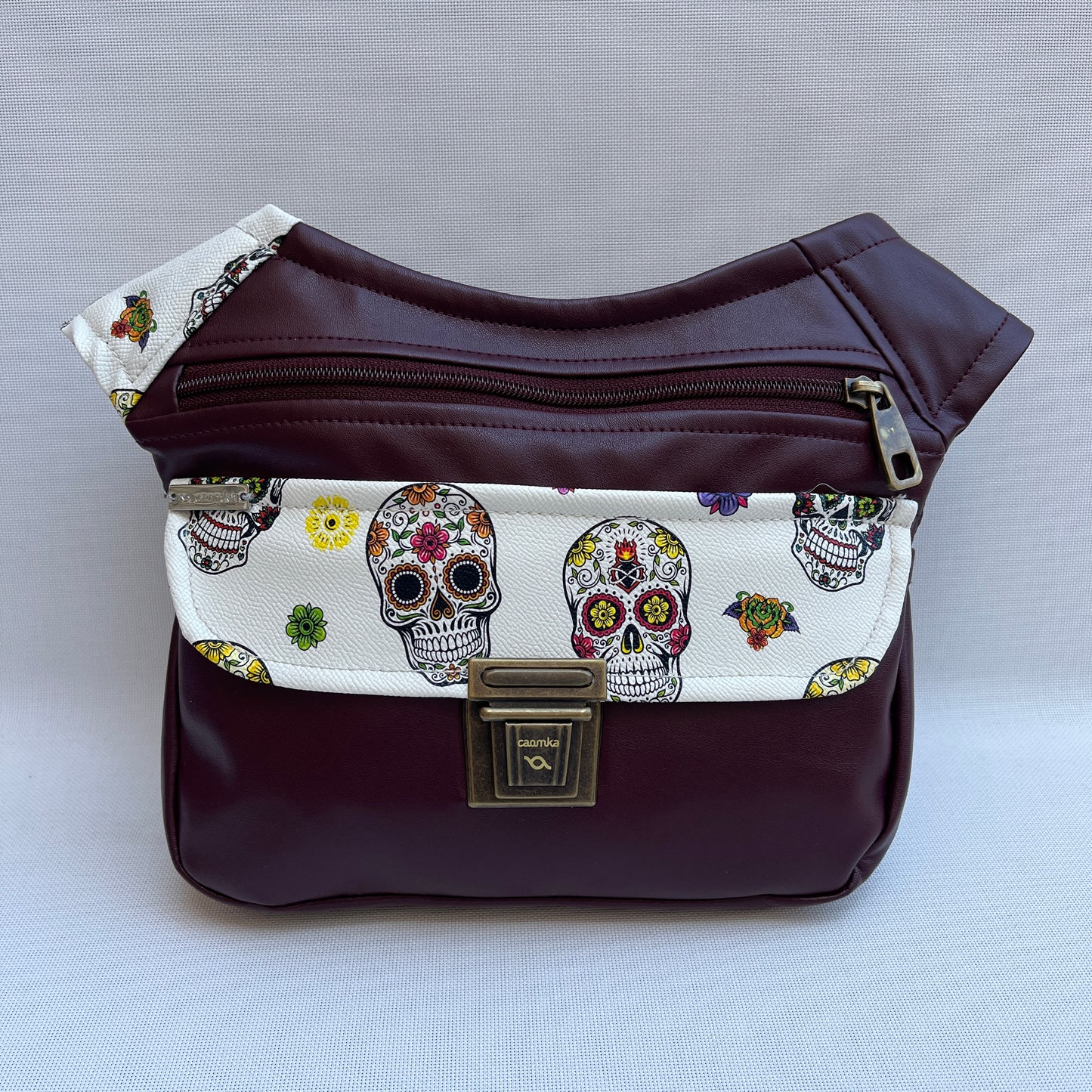 Aubergine Special Skulls+ Back pocket Unique Piece No. 11783