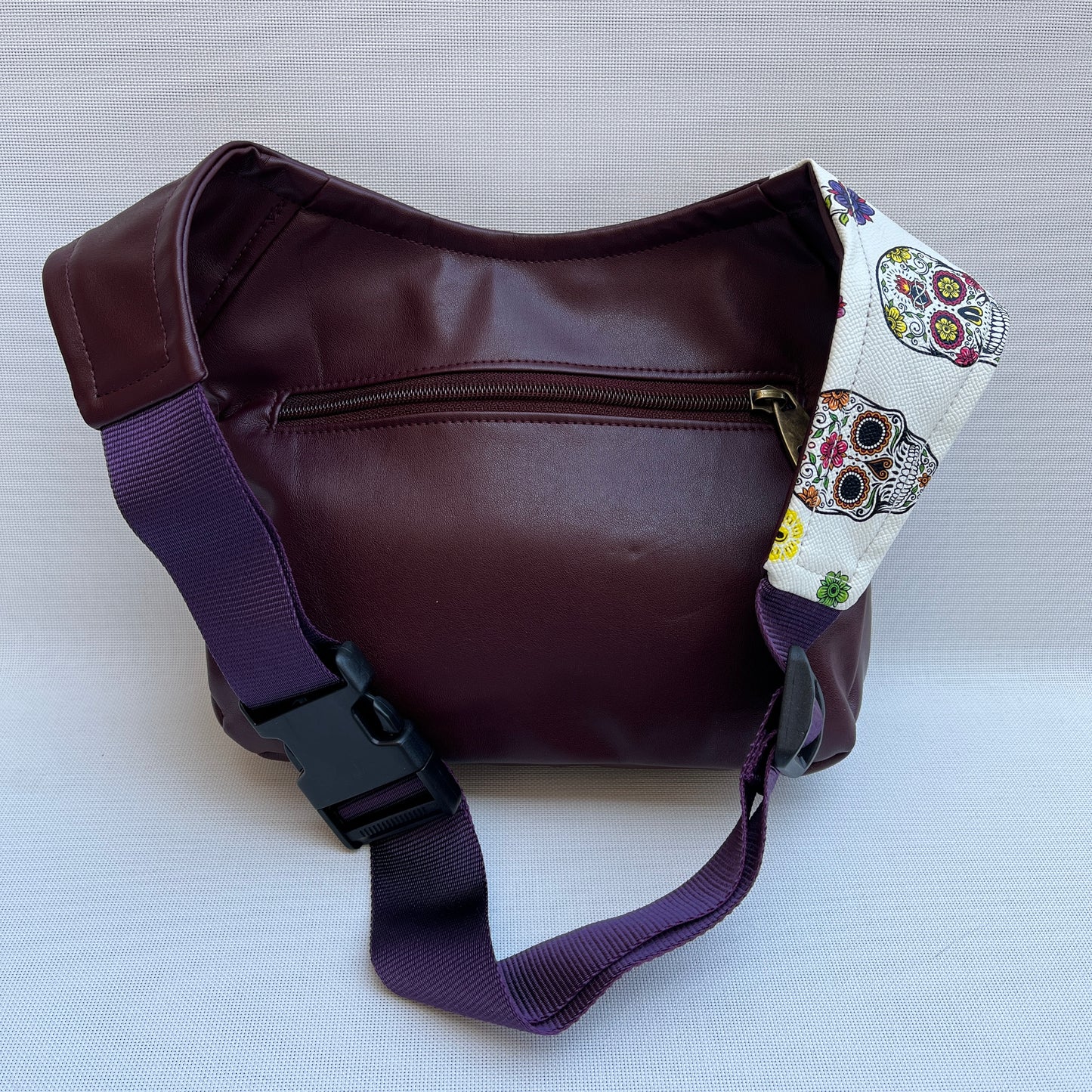 Aubergine Special Skulls+ Back pocket Unique Piece No. 11783
