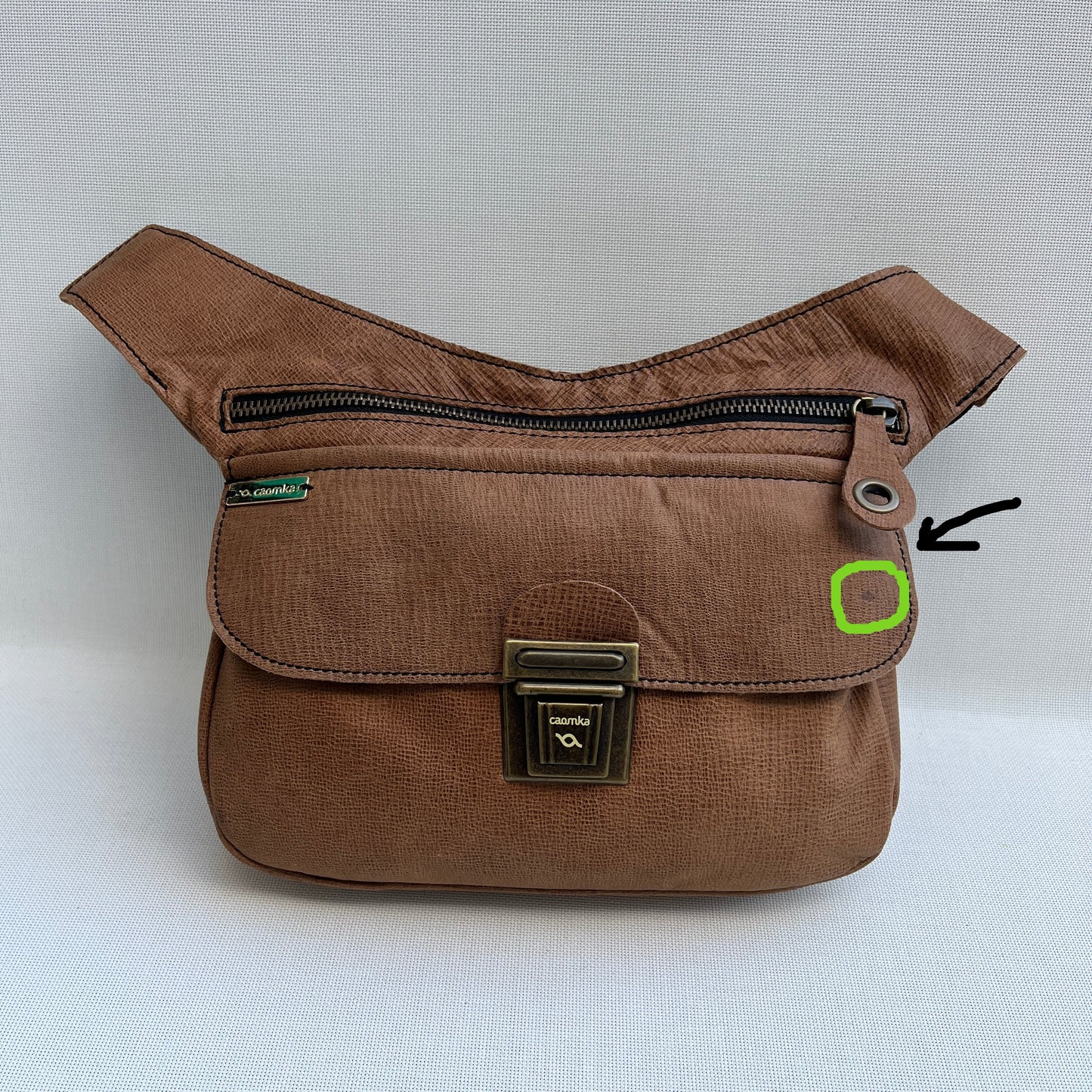 Special Brown & Old Gold · Piel natural BioCuir® · Pieza Exclusiva Núm. 12859