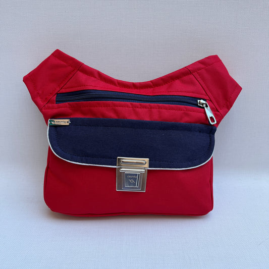 Special Red "Cordura" Waterproof + Back pocket Unique Piece No. 11786