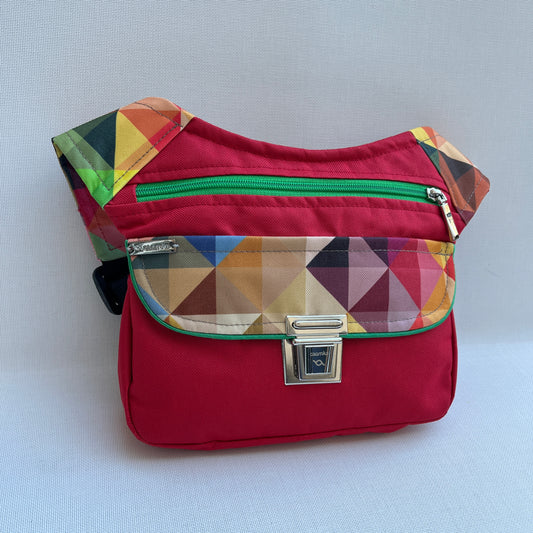 Special Red &amp; Colors + Back pocket · Waterproof · Unique Piece No. 12670