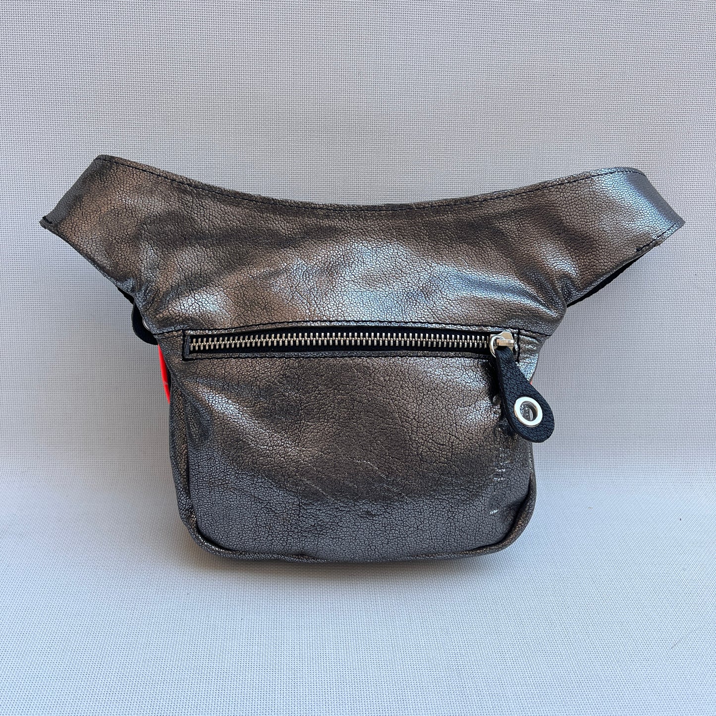 Mini Special Metal Gray · Piel natural BioCuir® · Pieza Única Núm. 13377