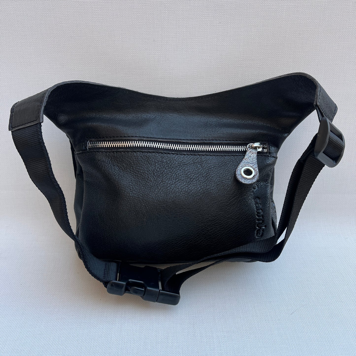 Special Black &amp; Metal Silver Natural BioCuir® Leather Exclusive Part No. 13356