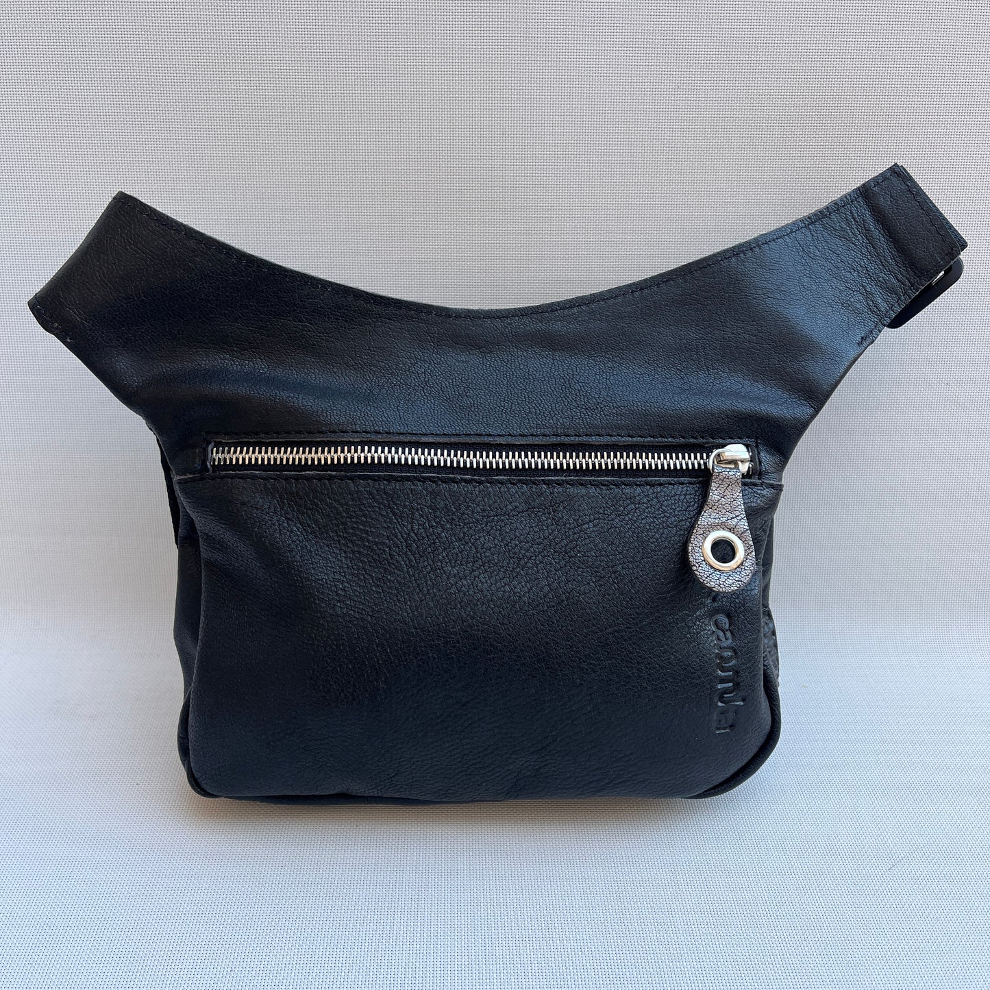 Special Black &amp; Metal Silver Natural BioCuir® Leather Exclusive Part No. 13356
