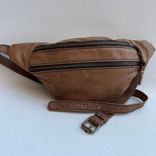 Retro Chic Old Brown Natural BioCuir® Leather Exclusive Part No. 13384