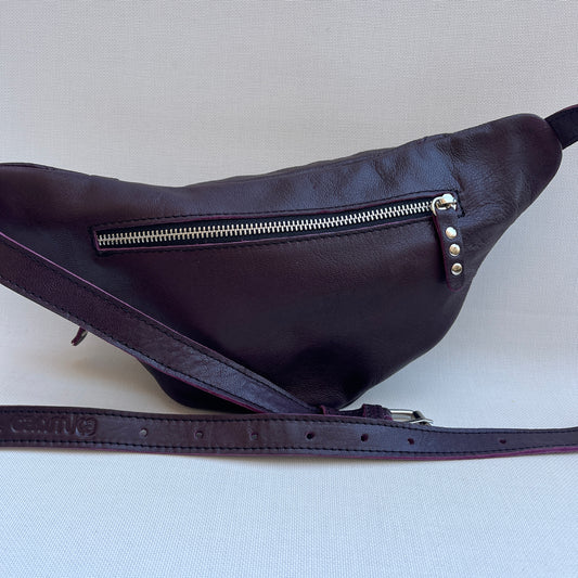 Retro Chic Dark Purple Natural BioCuir® Leather Exclusive Part No. 13385