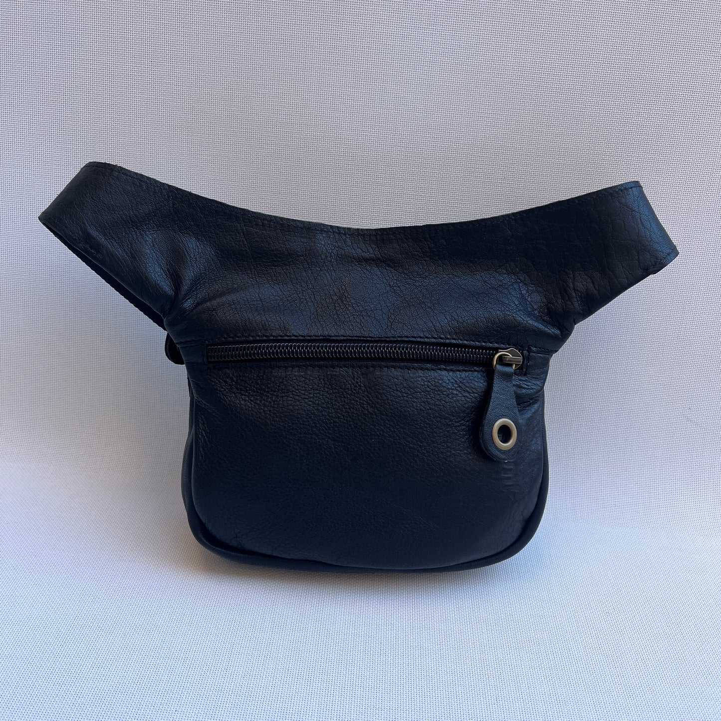 Mini Black &amp; Old Gold Natural BioCuir® Leather Exclusive Piece No. 12619