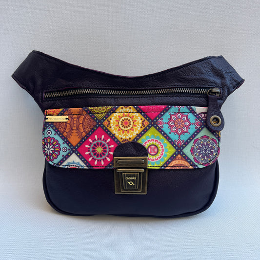 Special Dark Purple & Mandalas · Piel natural BioCuir® · Pieza Única Núm. 12888