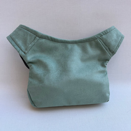 Türkis Wildleder Top Spring Einzelstück Nr. 13398