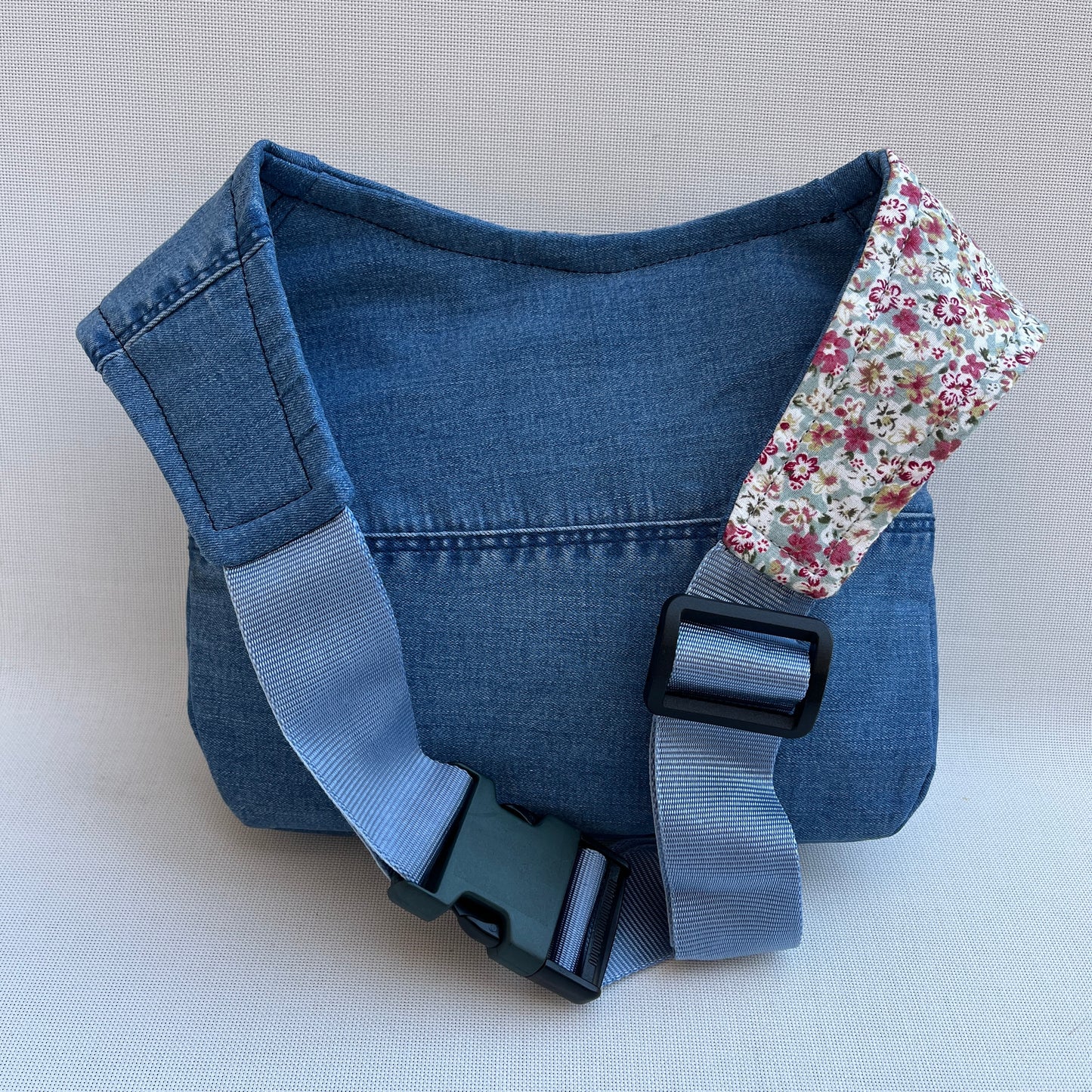 Sweet Flowers ♻️Jeans Recycled ♻️ · Pieza Única Núm. 13399