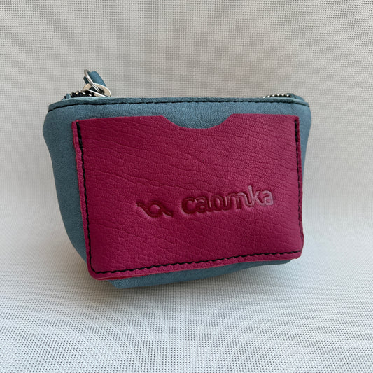 CAOMKA Wink Wallet Natural BioCuir® Leather Exclusive Piece No. 10934