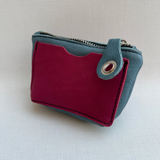 CAOMKA Wink Wallet Natural BioCuir® Leather Exclusive Piece No. 10934