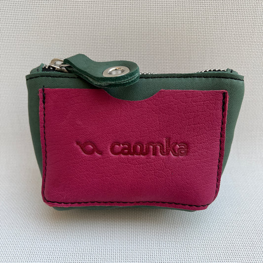 CAOMKA Wink Wallet Natural BioCuir® Leather Exclusive Piece No. 10930