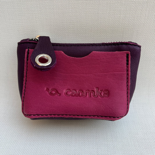 CAOMKA Wink Wallet Natural BioCuir® Leather Exclusive Piece No. 10928