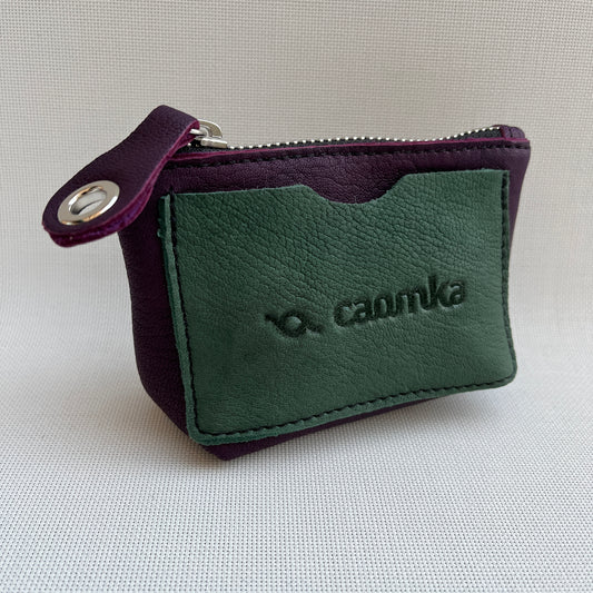 CAOMKA Wink Wallet Natural BioCuir® Leather Exclusive Piece No. 10926