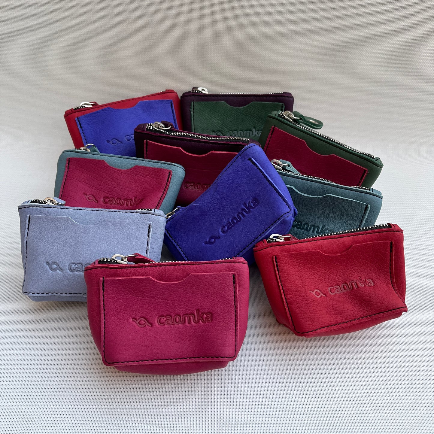 CAOMKA Wink Wallet Natural BioCuir® Leather Exclusive Piece No. 10925