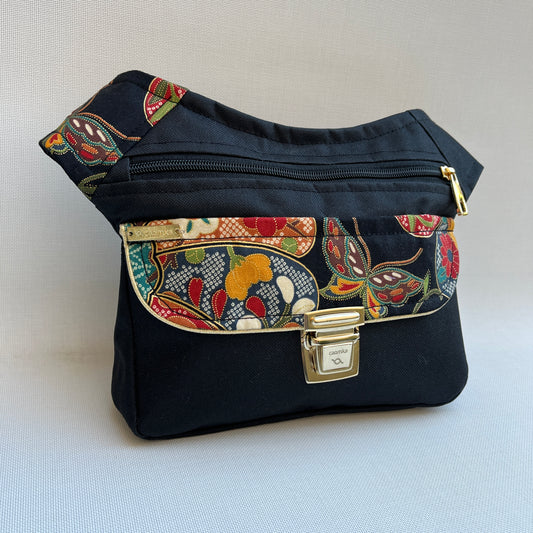 Special Black &amp; Japanese Flowers · Waterproof · Unique Piece No. 11010