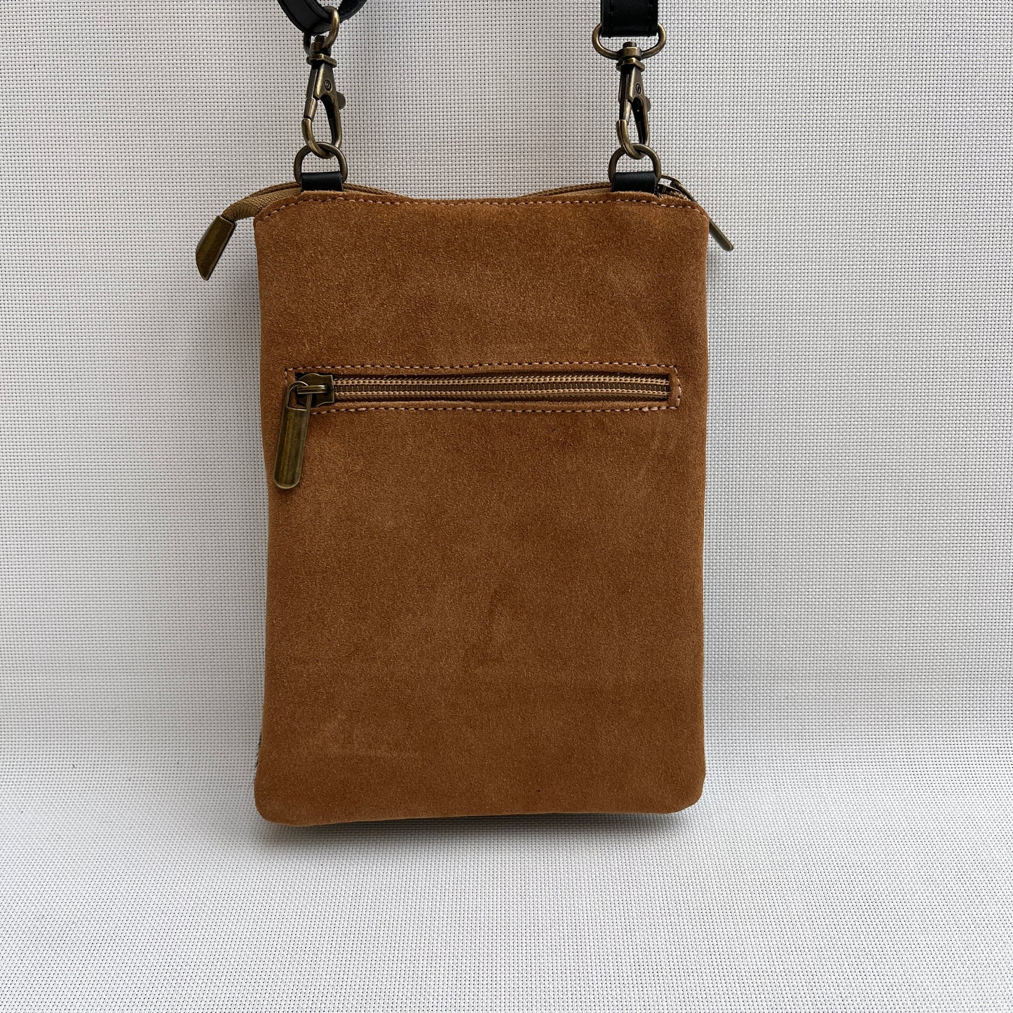 Porta Móvil · Diseño Vaca · Piel natural