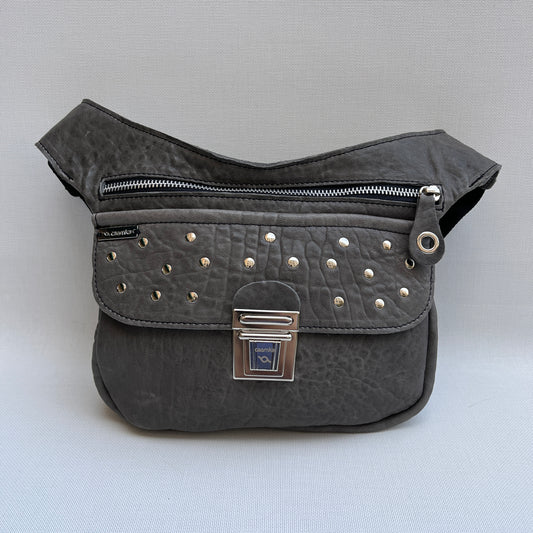 Premium Gray &amp; Silver Natural BioCuir® Leather Exclusive Part No. 11863